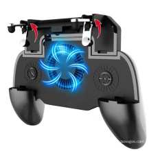 2020 Universal 6 Fingers Operation Gaming Joystick Remote Mobile Controller, Portable 4 Triggers Mobile Game Controller-